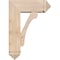 Ekena Millwork Legacy Arts and Crafts Smooth Bracket w/ Offset Brace, Douglas Fir, 7 1/2"W x 20"D x 28"H BKT0806X20X28LEC03SDF - alternate 4
